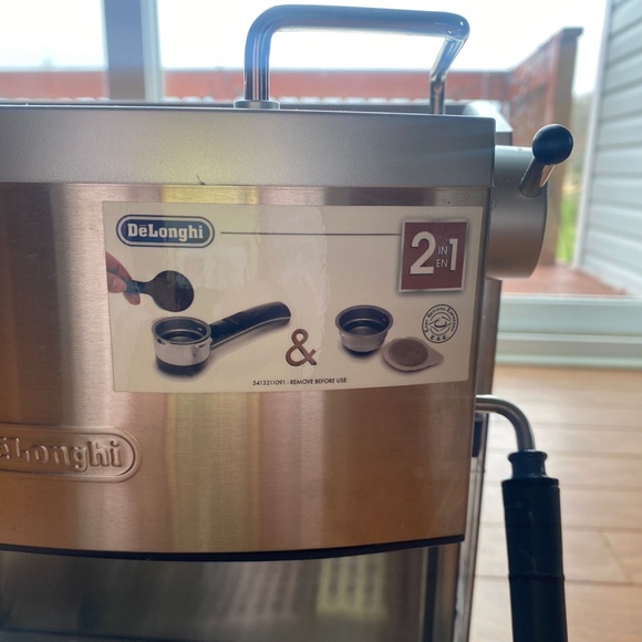 DeLonghi EC702 15 Bar Espresso & Cappuccino Machine, Stainless Steel - Picture 5 of 6